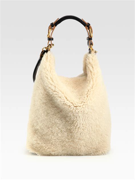 shearling bag designer
